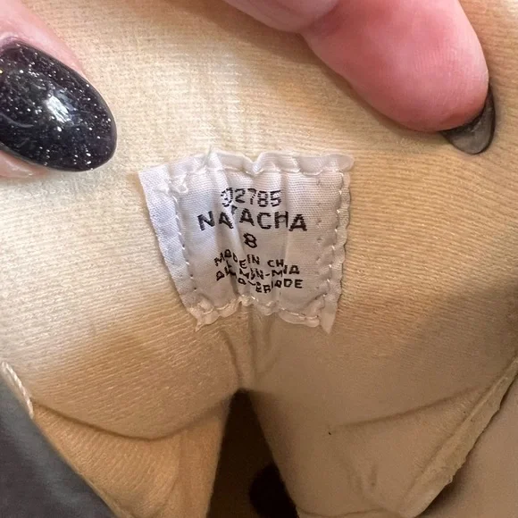 Michael by Michael Shannon Natacha Ivory Platform Moto Combat Boots Size 8 NEW - Picture 7 of 10